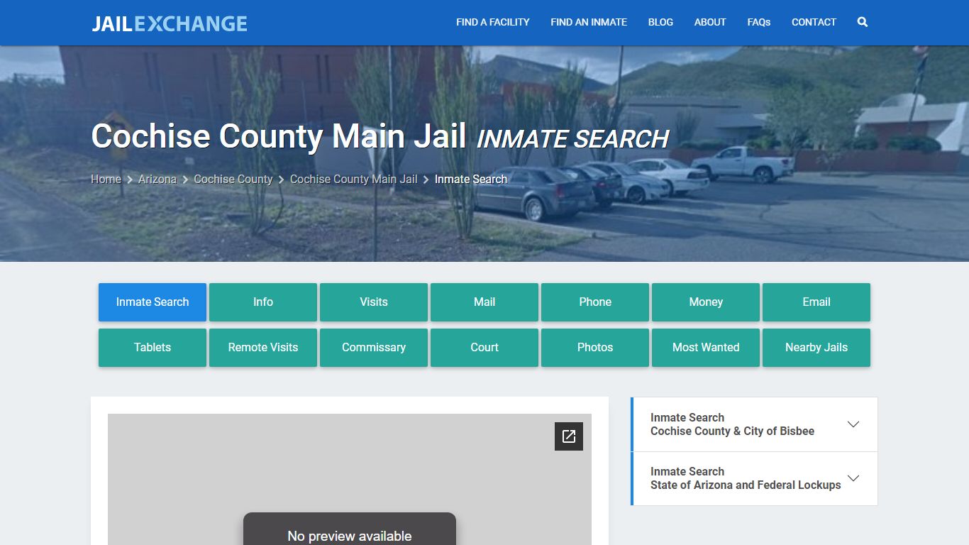 Inmate Search: Roster & Mugshots - Cochise County Main Jail, AZ